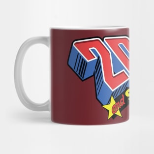 2000AD retro comic logo 1978 Mug